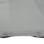 Комплект постельного белья полутораспальный из сатина светло-серого цвета из коллекции essential