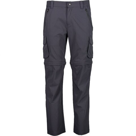 Брюки мужские CMP Men's zip-off stretch trousers with Cargo Pockets, артикул 31T5627,  цвет  antracite (U423)