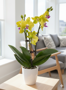 Фаленопсис желтый д.9