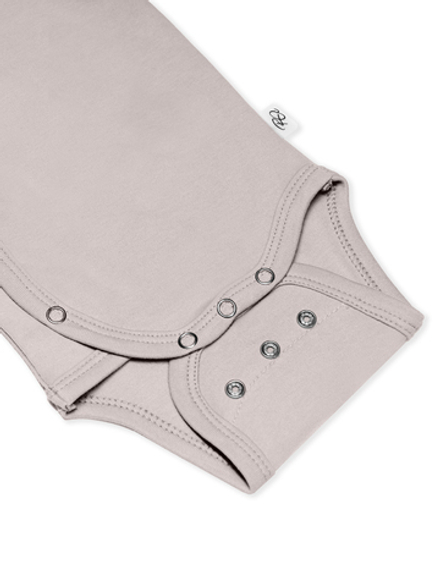 Боди растущий на кнопках с длинным рукавом Светлый кофе RinaAmari