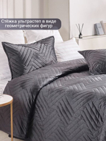 Наволочка декоративная, чехол на подушку на молнии, 2 шт, бархат, 50х70 см