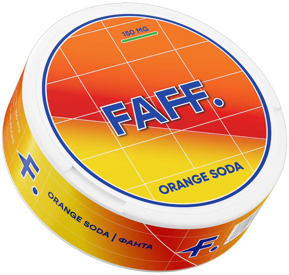 FAFF ORANGE SODA (150 МГ) - ФАНТА