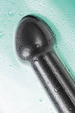 Toyfa Basic Jelly Dildo L – черный нереалистичный фаллоимитатор на присоске, TPE, 20 см