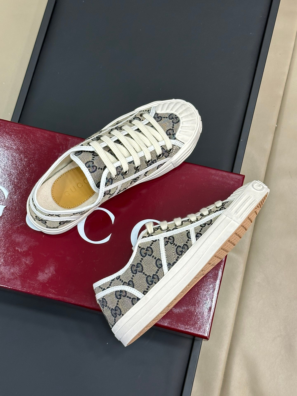 Gucci Ace Sneaker With Web