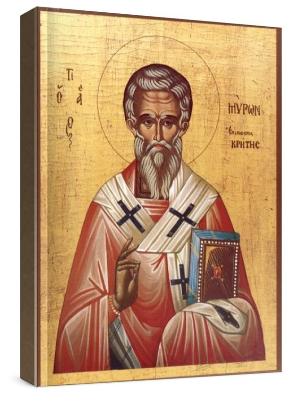 Мирон Критский (рукописная икона)