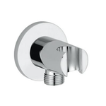 Шланговое подсоединение Connect, с держателем, круглое, хром, ST-CN6050-MOS