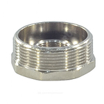 Футорка латунь никель Ду 15х10 (1/2"х3/8") НР/ВР SantechSystems