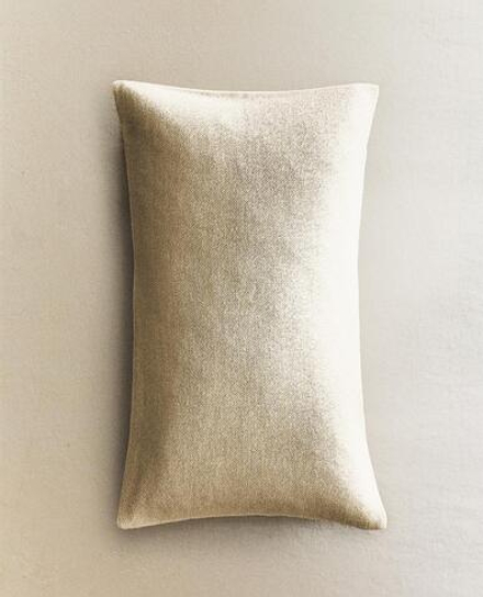 ZARA HOME ОДНОТОННАЯ НАВОЛОЧКА, СВЕТЛО-БЕЖЕВЫЙ