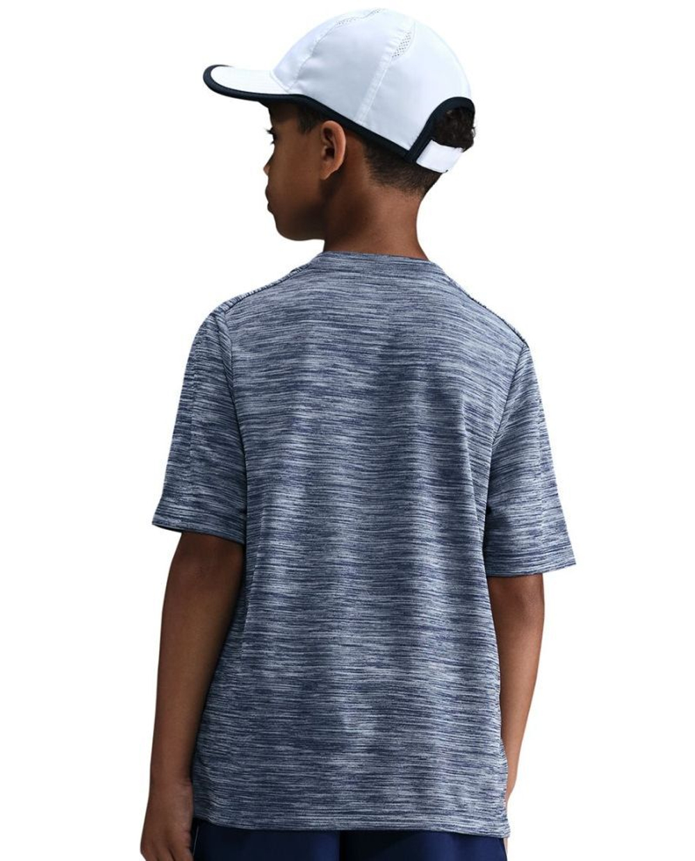 Детская теннисная футболка Nike Boys Multi Dri-FIT Short-Sleeve - midnight navy/pure/white