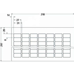 0803702 - BMKL 27X 8 SR - Этикетки в листах DIN-A4