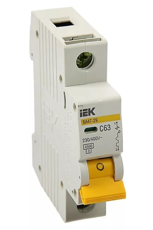 Выкл.авт. 1п 63А 4,5кА ИЭК