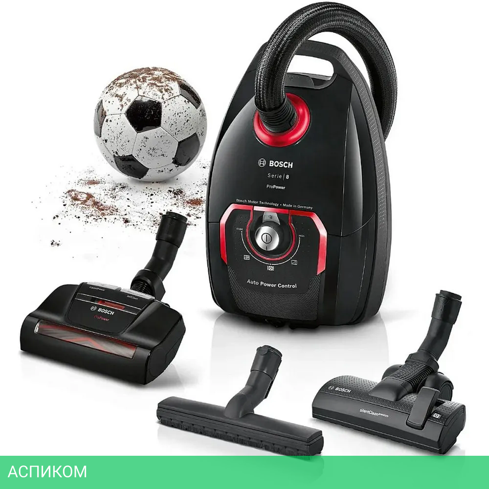 Пылесос Bosch BGL8POW2 черный