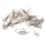 Гирлянда для улицы ЗАНАВЕС «Мерцание» ш2.0* в6.0 м 960 ламп LED, прозрач.пров, IP-54, Теплый белый (возможность соединения)