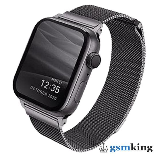 Uniq DANTE Milanese Loop for Apple Watch 38|40|41mm Graphite