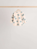 Лонгслив и легинсы в комплекте для малышей Next 925-726, 3 шт., Бежевый, Бирюзовый