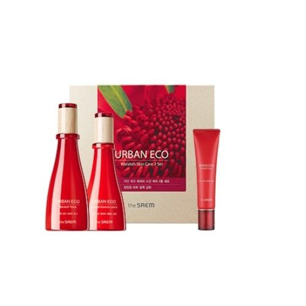 The Saem Urban Eco Waratah Skin Care Бьюти - набор для упругости кожи с экстрактом телопеи