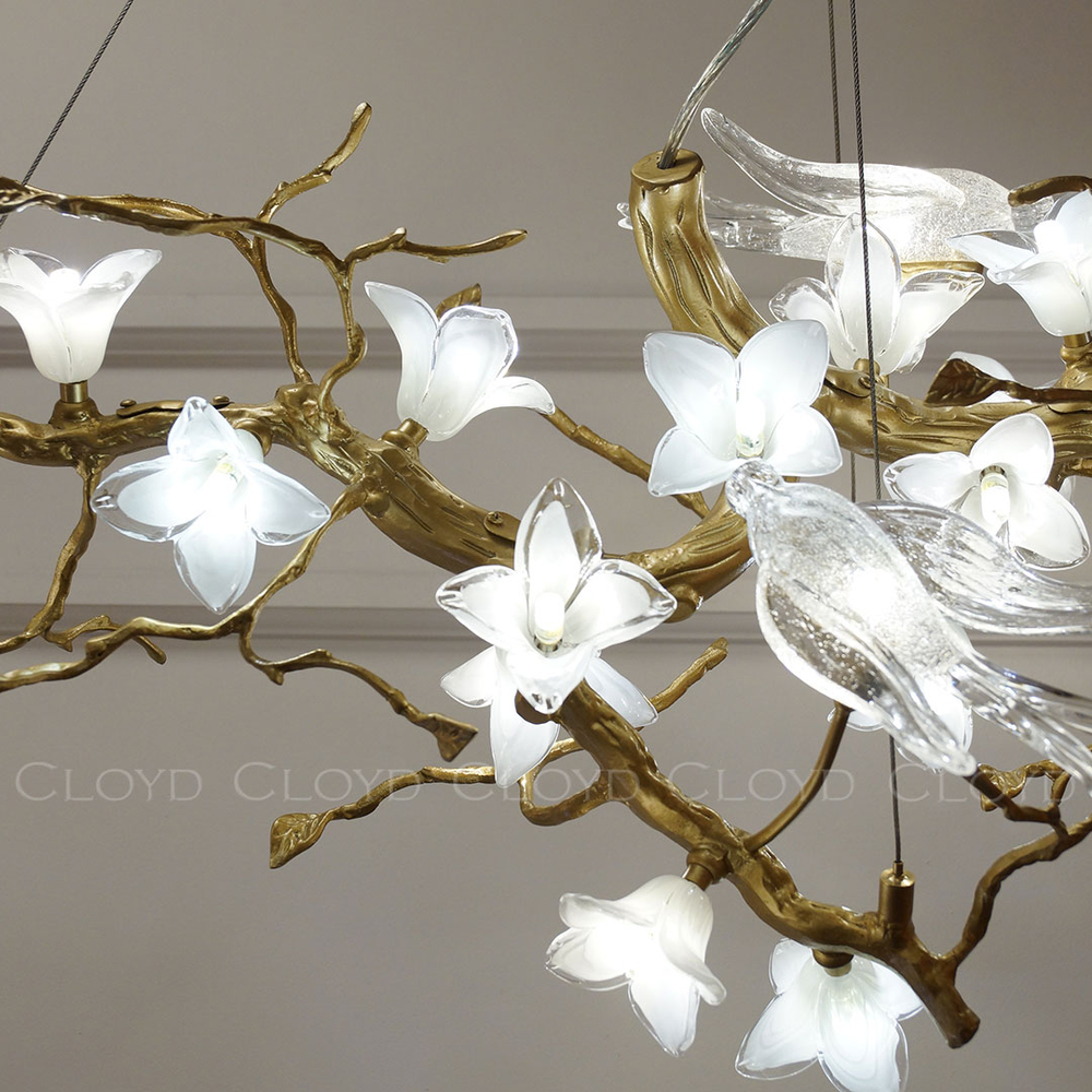 Люстра Cloyd SIRIN C22 / шир. 125 см - латунь (арт.11107)