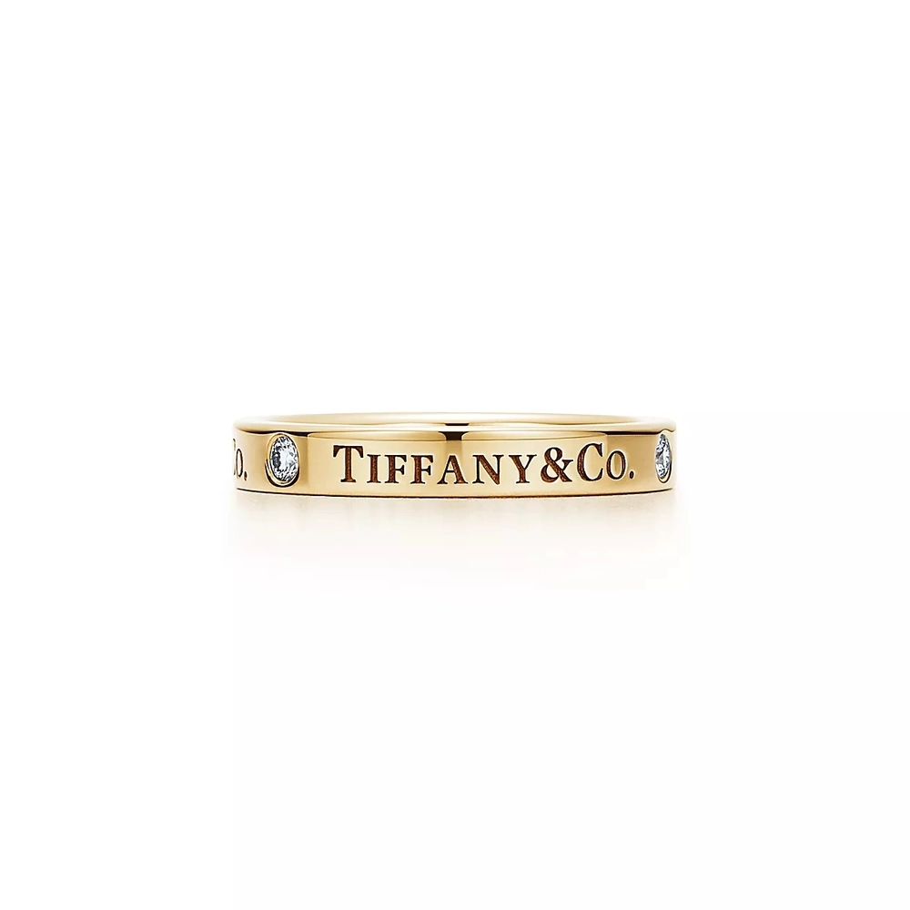 Кольцо из жёлтого золота с бриллиантами, Tiffany👑