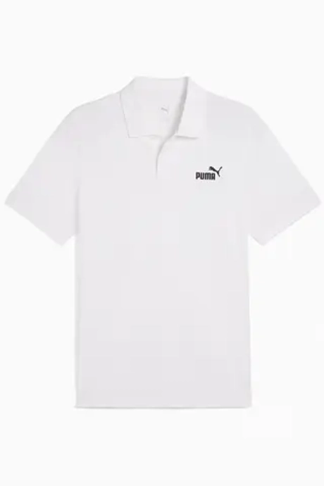Футболка Puma Essentials Small No. 1 Logo Pique Polo - белый
