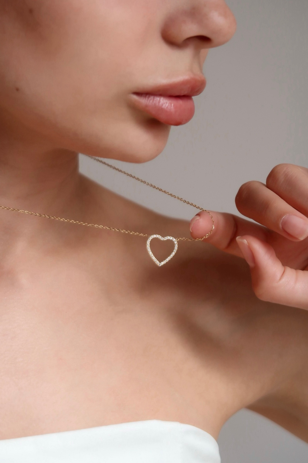 Цепочка LOVE в цвете золото