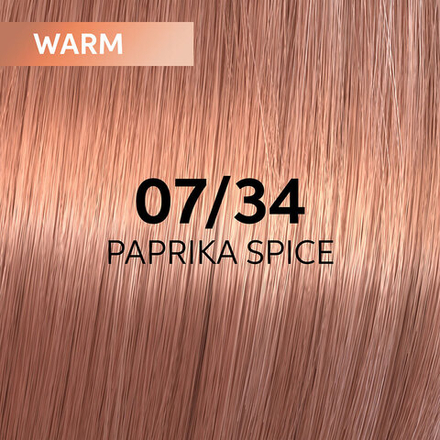 Wella Shinefinity 07/34 Гель-крем краска Красная паприка