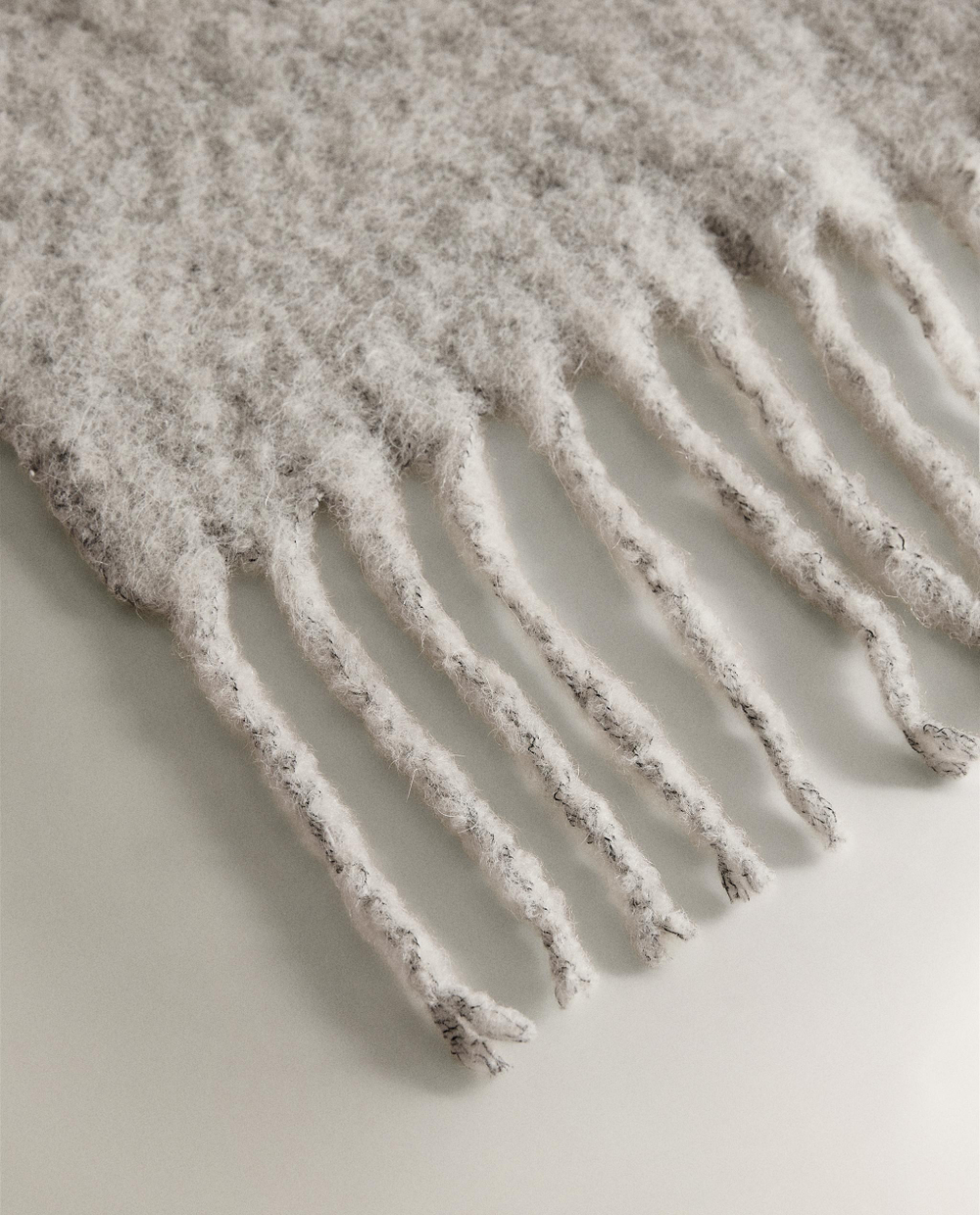 Zara Home плед из шерсти, серый, 140x190 см · 3342/004