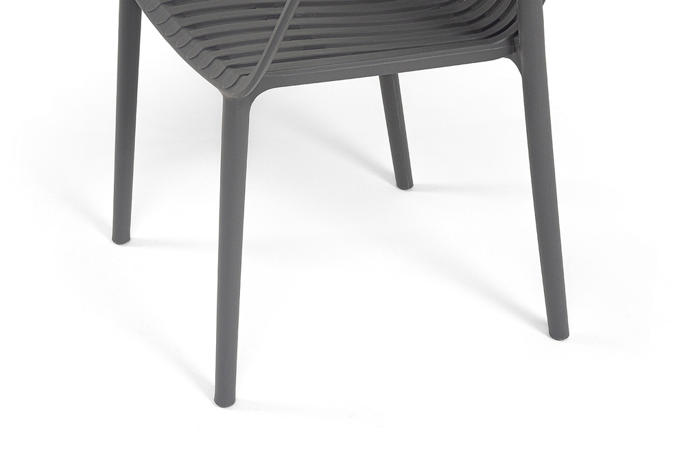 "Мохито" стул пластиковый, цвет темно-серый