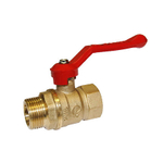 Кран шаровый гайка-штуцер, Ø 3/4" ручка