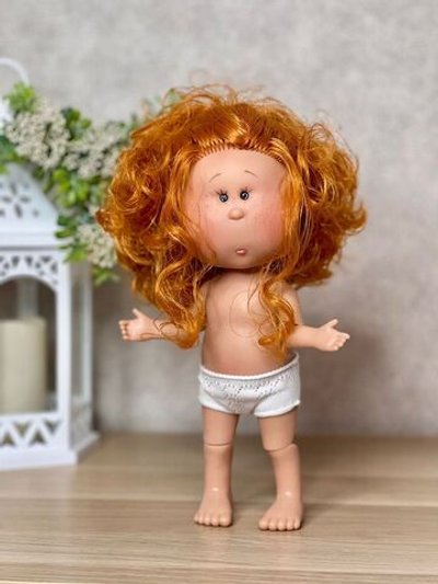 Кукла для девочки виниловая 30см Мия шарнирная без одежды (1209W)