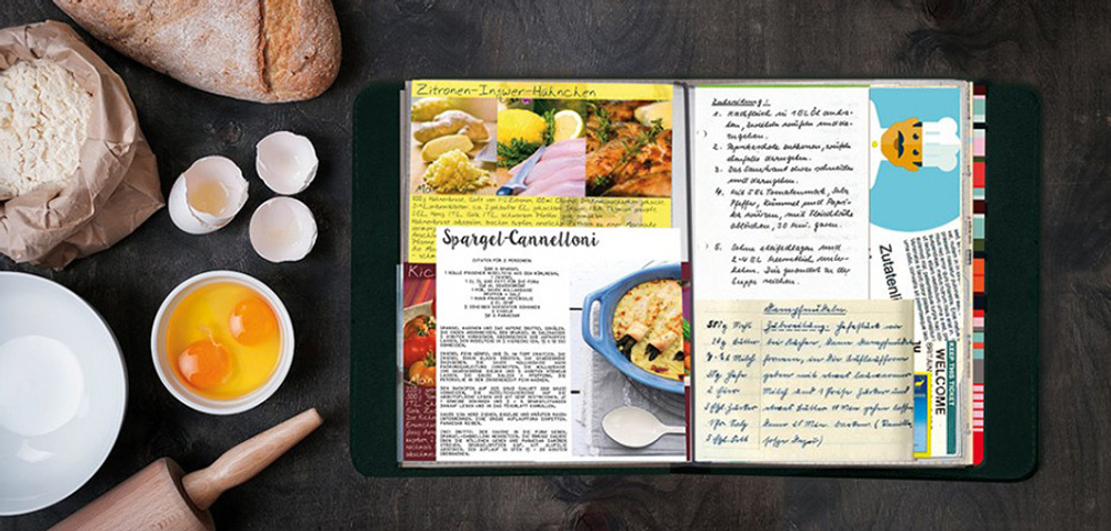 Блокнот для записи рецептов remember, random