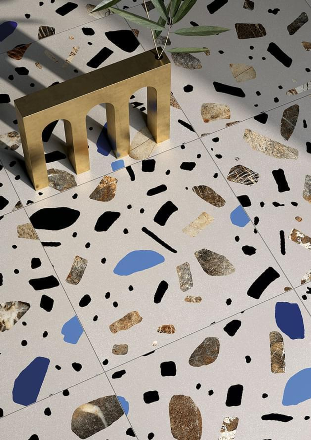 Fioranese Ceramica Ghiaia Maxi Bianco Lev 60x60