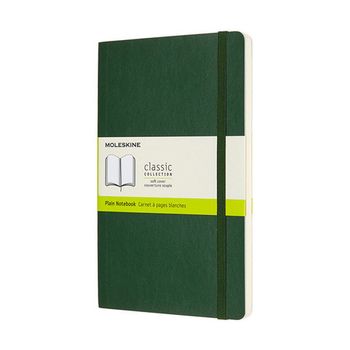 Блокнот Moleskine Classic Soft Large 130х210 мм 192 стр нелинованный мягкая обложка (QP618K15)