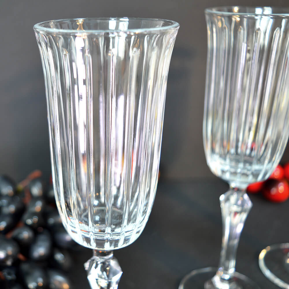 Набор фужеров для шампанского "Joy" 4шт 175мл, h222мм