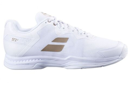 Мужские кроссовки теннисные Babolat SFX3 All Court Wimbledon - white/gold