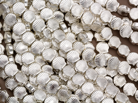 Бусины из гематита "Ракушка" 8мм (10 штук)