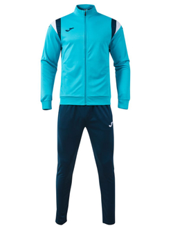 Men's Спортивный костюм Joma Terra - fluor turquoise/dark navy