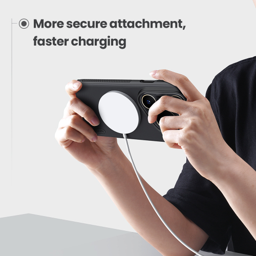 Чехол противоударный от Nillkin c поддержкой MagSafe для Huawei Pura 80 Ultra, серия Super Frosted Shield Pro Magnetic Case