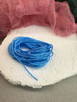 Шнур для плетения браслетов 0,8 мм, Лазурный (5 м)