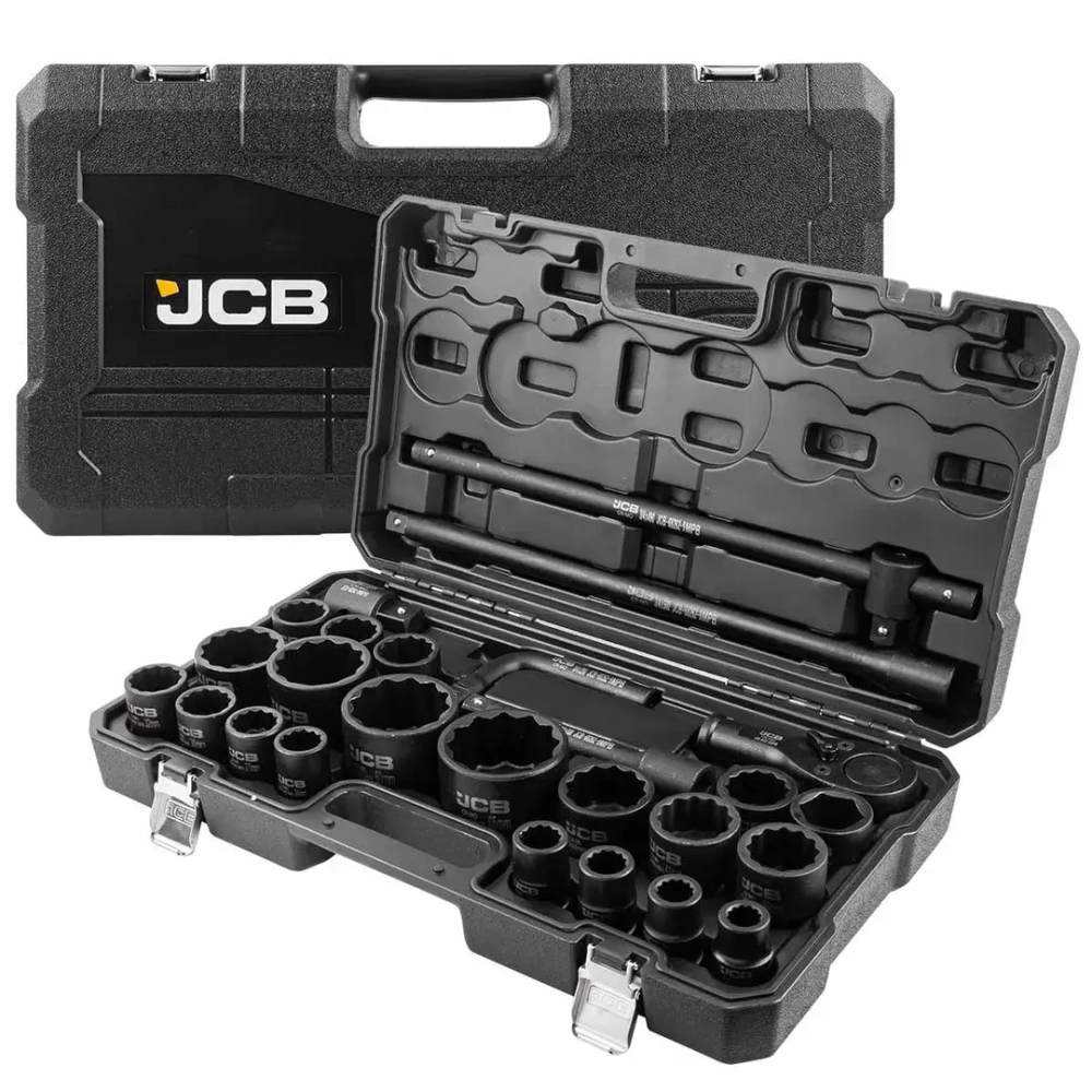 Набор инструментов ударных 26пр, 3/4'', 1''(12гр.) JCB JCB-68262-9MPB