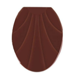 Крышка унитаза "РАКУШКА", коричневый, РП-812