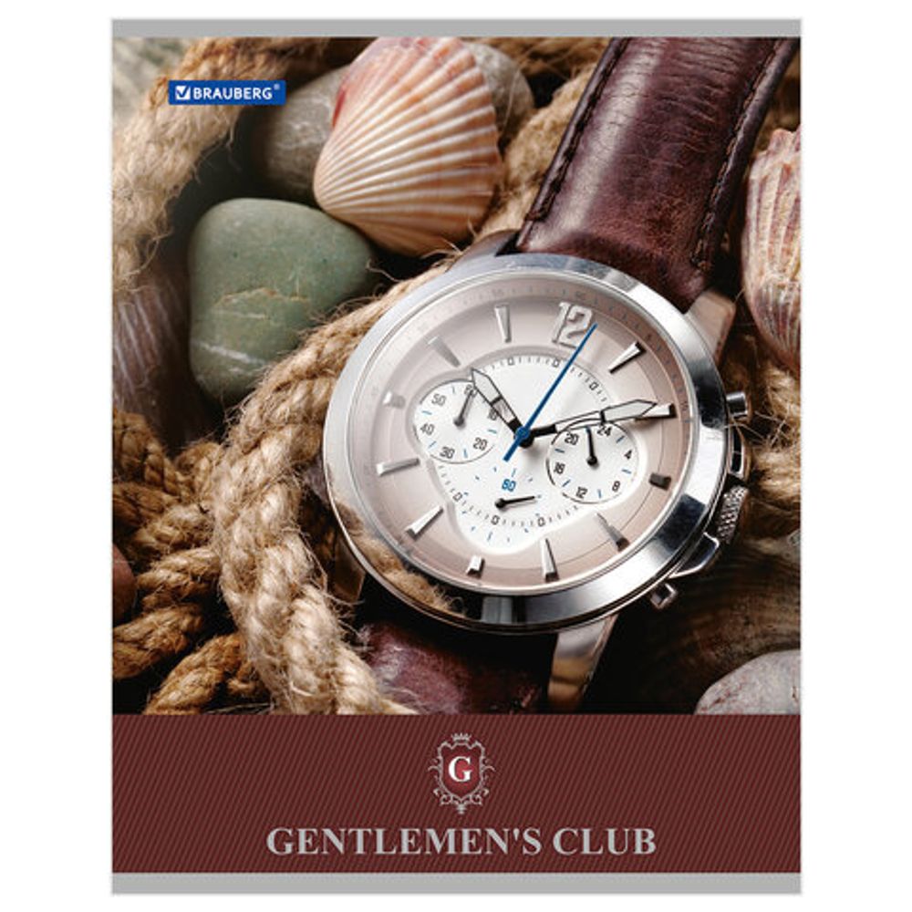 Тетрадь А5, 48 л., BRAUBERG ЭКО, клетка, обложка картон, КЛУБ ДЖЕНТЕЛЬМЕНОВ, 401835, 5шт