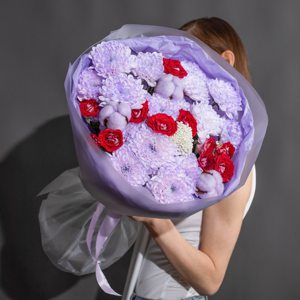 Букет цветов Сиреневое утро