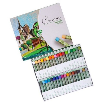 Набор масляной пастели "Сонет", 36 цветов