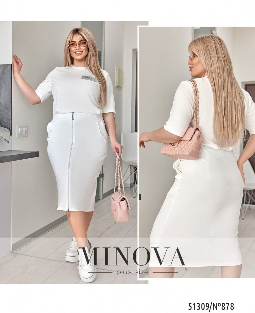 Костюм 878-белый Minova Костюм 878-белый Minova