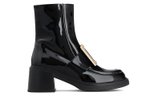 Roger Vivier Metal Buckle Ankle Boots 6cm Women"s Black