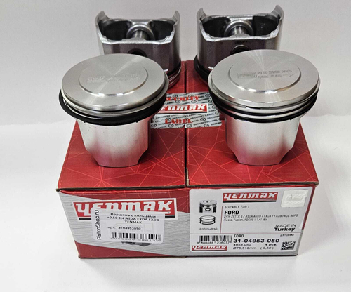 Поршни с кольцами +0.50 1.4 ASDA FXDA FXDB YENMAK