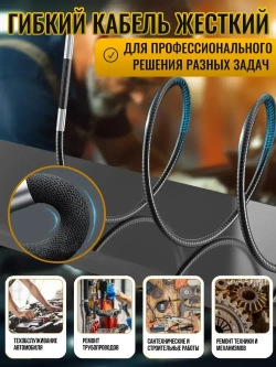 Эндоскоп /360 градусов/ 6.2 мм, ,1.6 м/автомобильный с экраном, поворотный,,Водонепроницаемая,бесплатная карта емкостью 32 г