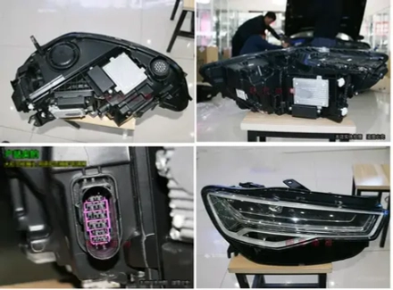 LED фары для AUDI A6 C7 2015-2017 Ауди замена ксеноновых фар