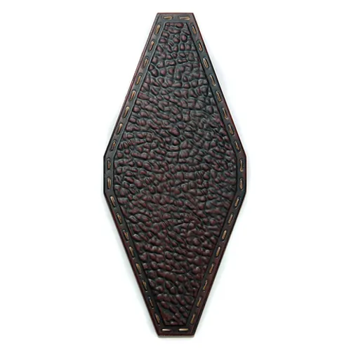 Декоративный элемент FTR-2702 12х27 см керамика коричневый ромб