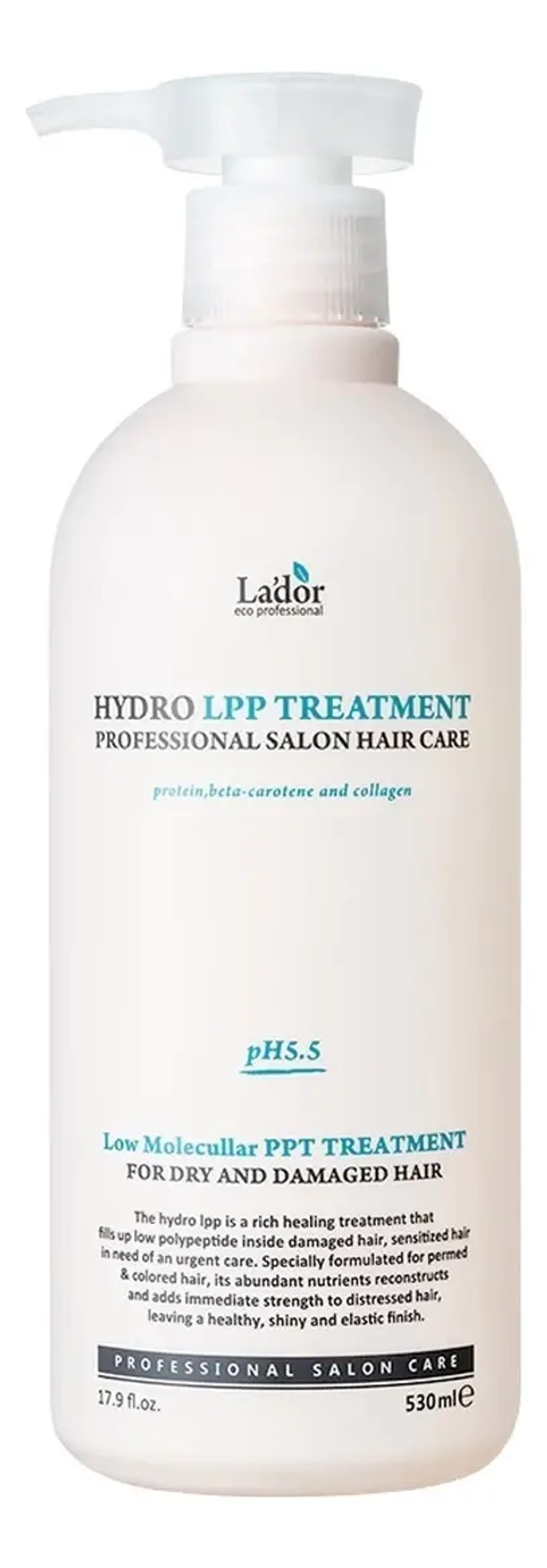 La`dor Маска для волос протеиновая восстанавливающая - Eco Hydro Lpp Treatment